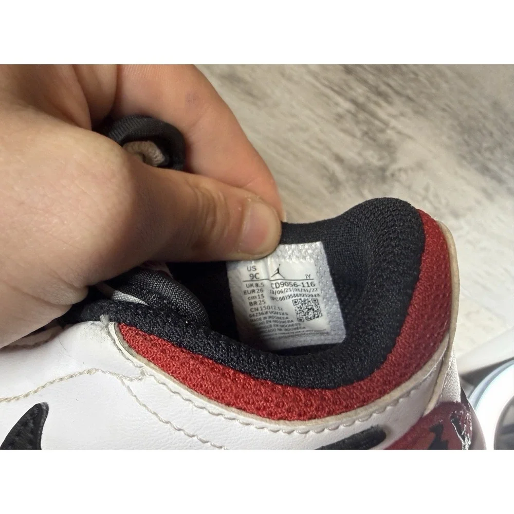 Nike Jordan Legacy 312 Low TD Chicago Red Sneakers Shoes CD9056-116 Size 9C